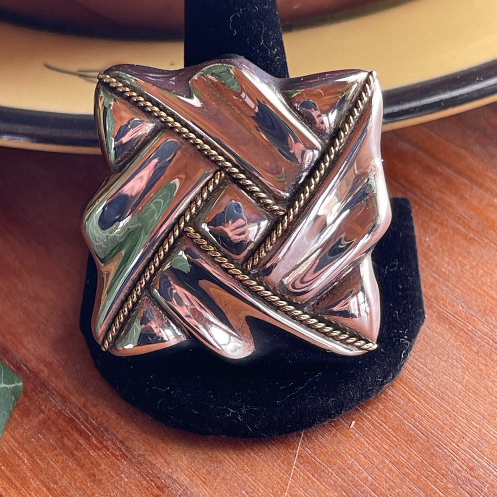 πHOST PICK!π πΉMexico 925 sterling silver pin/pendant, vintage - Picture 3 of 8